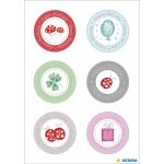 Herma Sticker HOME Happy Birthday Silberprägung 2 Bl