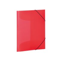 Herma SAMMELMAPPE A4 PP TRANSL. ROT