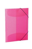 Herma Sammelmappe Eckspanner PP A3 transluzent pink