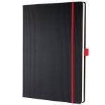 Notizbuch Conceptum liniert - ca. A4 schwarz/rot...