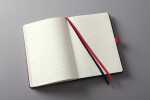 Notizbuch Conceptum liniert - ca. A5 schwarz/rot Hardcover 194 Seiten