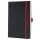 Notizbuch Conceptum liniert - ca. A5 schwarz/rot Hardcover 194 Seiten