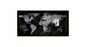 SIGEL GL409 Glas-Magnettafel Artverum - schwarz - 91 x 46 x 1,80 cm