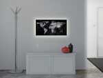 SIGEL GL409 Glas-Magnettafel Artverum - schwarz - 91 x 46 x 1,80 cm
