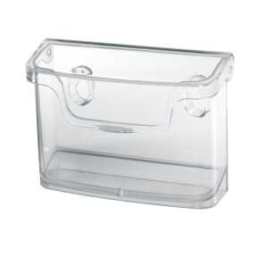 SIGEL Outdoor-Visitenkartenhalter - 1 Fach - glasklar - Acryl (PMMA)