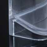 SIGEL Outdoor-Visitenkartenhalter - 1 Fach - glasklar - Acryl (PMMA)