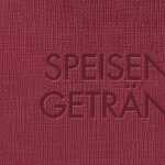 SIGEL SM133 Speisekarten-Mappe Buchschrauben-Bindung - A5 - rot