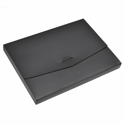 Foldersys Dokumenten-Box 27mm Standard neutral flachliegend unmontiert schwarz