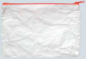 Vlies Reißverschluss-Beutel "Phat-Bag" A6 Textil-Reißverschluss orange