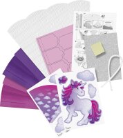 HEYDA 204870041 Schultüten-Bastel-Set Einhorn 69 cm...