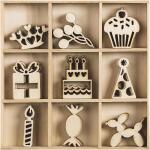 KNORR PRANDELL Holzornamentbox Happy Birthday 105 x 105...