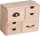 KNORR PRANDELL 218735458 Kommode 22 x 95 x 177 cm Naturholz