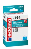 Edding Druckerpatrone EDD-464 Brother LC1280XL cyan -...