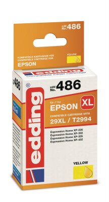 Edding Tintenpatrone EDD-486 ersetzt Epson T29XL (T2994)