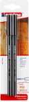 Edding Fasermaler 1300 2 mm schwarz 2er-Blister