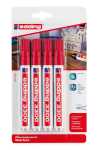 Edding Permanentmarker 3300 1-5 mm rot 4er-Blister
