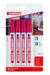 Edding Permanentmarker 3300 1-5 mm rot 4er-Blister