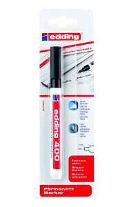 Edding Permanentmarker 400 1 mm schwarz 1er-Blister