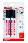 Edding Permanentmarker 400 1 mm schwarz 4er-Blister