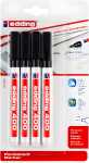 Edding Permanentmarker 400 1 mm schwarz 4er-Blister