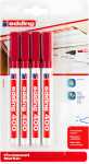 Edding Permanentmarker 400 1 mm rot 4er-Blister
