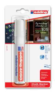 Edding Kreidemarker 4090 4-15 mm weiß 1er-Blister