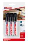 Edding Permanentmarker 500 2-7 mm schwarz 3er-Blister