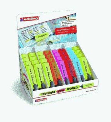 Edding Textmarker 345 32er-Display sortiert