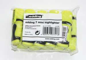 Edding Textmarker Mini 7 1-3 mm neongelb 10er-Polybtl.