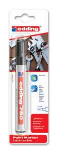 Edding Lackmarker 750 2-4 mm schwarz 1er-Blister B2B