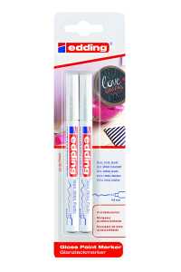Edding Glanzlackmarker 780 0,8 mm weiß 2er-Blister