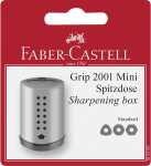 Faber Castell Einfachspitzdose Dreieck Grip 2001 silber BK