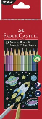 Faber Castell Buntstift metallic 10er Kartonetui