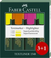 Faber Castell Textmarker TL 48 4er Kartonetui