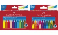 Faber Castell Wachsmalstifte dreikant 24-er Kartonetui