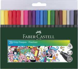 Faber Castell Finepen Grip 0,4 mm 20er Etui