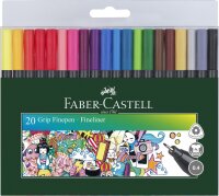 Faber Castell Finepen Grip 0.4 20er Etui