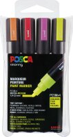 POSCA Marker UNI PC-5M 4er Set Neon