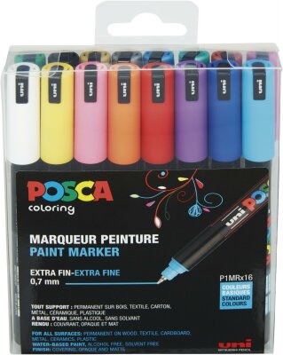 POSCA Marker UNI PC-1MR 16er Set