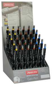 Aristo Feinminenstift Geo-Pen 30er Display 0,35/0,5/0,7 mm sort.