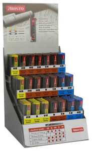 Polymerminen 126er Display, Größen/Stärken sort.