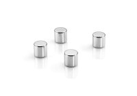 Dahle Megadym Kraftmagnet CYLINDER 10 mm silber, 4...