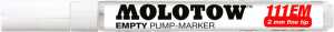 Molotow EMPTY PUMP-MARKER Leermarker 111EM, 2mm fine tip
