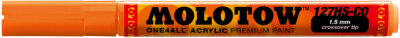 Molotow Acrylmarker One4All 127HS-CO 1,5mm #218 neonorange fluoreszierend