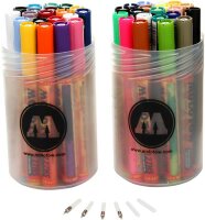 Molotow Acrylmarker One4All 127HS 2mm Etui Complete Kit...