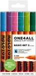 Molotow Acrylmarker One4All 127HS 2mm Etui Basic-Set 1 6...
