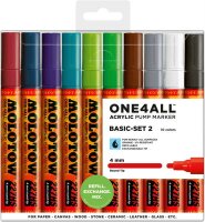 Molotow Acrylmarker One4All 227HS Etui Basic-Set 2 10...