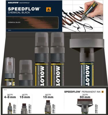 Molotow Speedflow Display Marker Selection 14 Stück