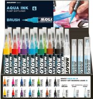 Molotow Pump Softliner Aqua 1mm Display Starter Set 66...