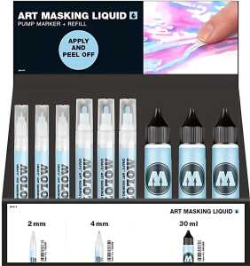 Molotow Art Masking Liquid Complete Set 30er Sales Display
